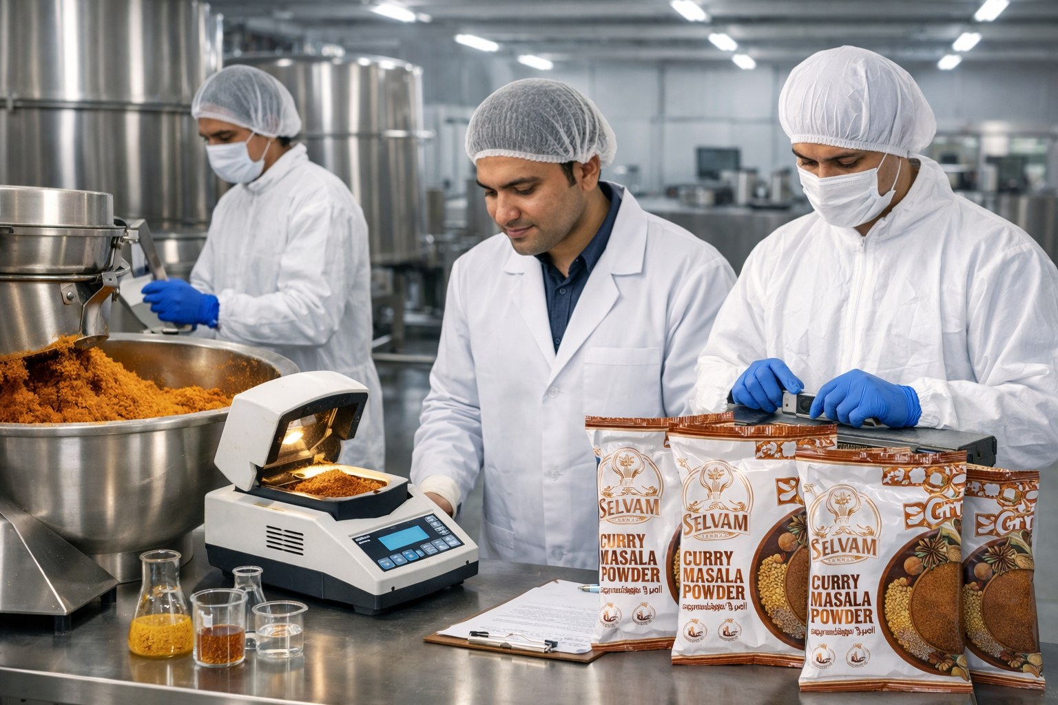 20251217_1326_Spice Production Process_remix_01kcnmxqagffe8mbfvce9a3s9z